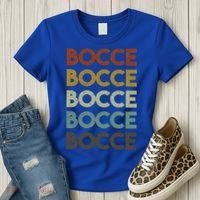 Retro Bocce Ball Cool Gift Women's T-Shirt thumb 3