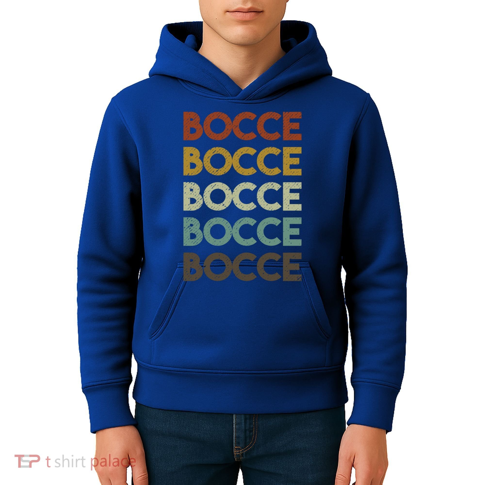 Retro Bocce Ball Cool Gift Kids Hoodie
