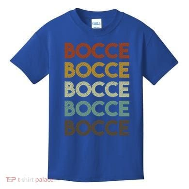 Retro Bocce Ball Cool Gift Kids T-Shirt