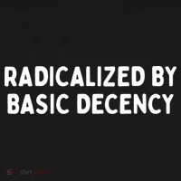 Radicalized By Basic Decency Doggie Tank thumb 4