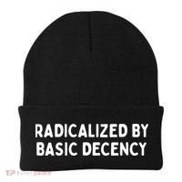 Radicalized By Basic Decency Beanie thumb 0