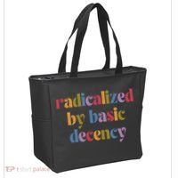 Radicalized By Basic Decency Women Tote Bag thumb 2