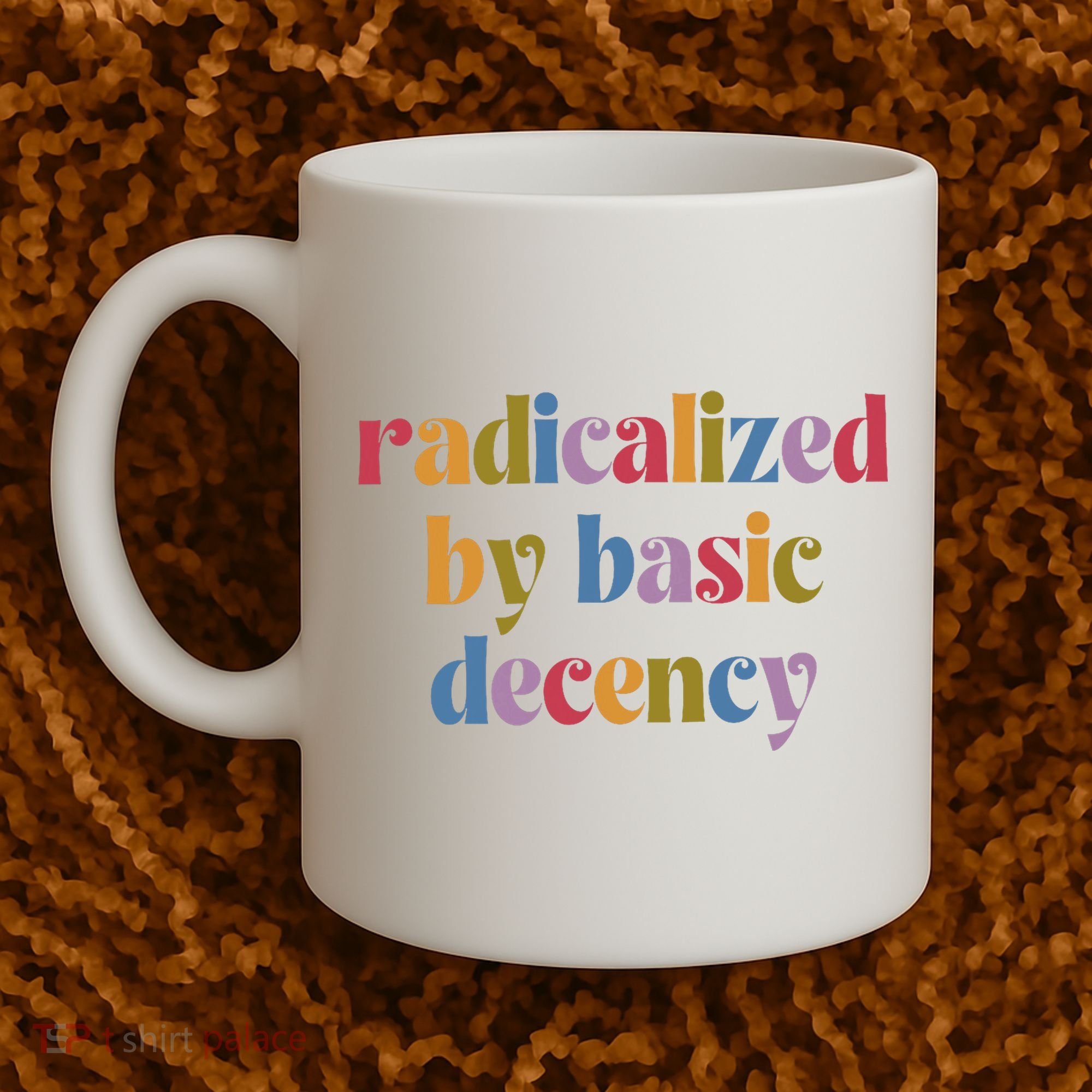 Radicalized By Basic Decency Women Coffee Mug