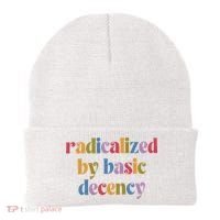 Radicalized By Basic Decency Women Beanie thumb 0