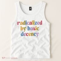 Radicalized By Basic Decency Women Tank Top thumb 2