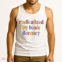 Radicalized By Basic Decency Women Tank Top thumb 3