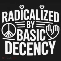 Radicalized By Basic Decency Protest Resist Persist Doggie Tank thumb 4