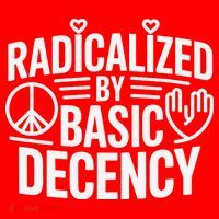 Radicalized By Basic Decency Protest Resist Persist Santa Hat thumb 1