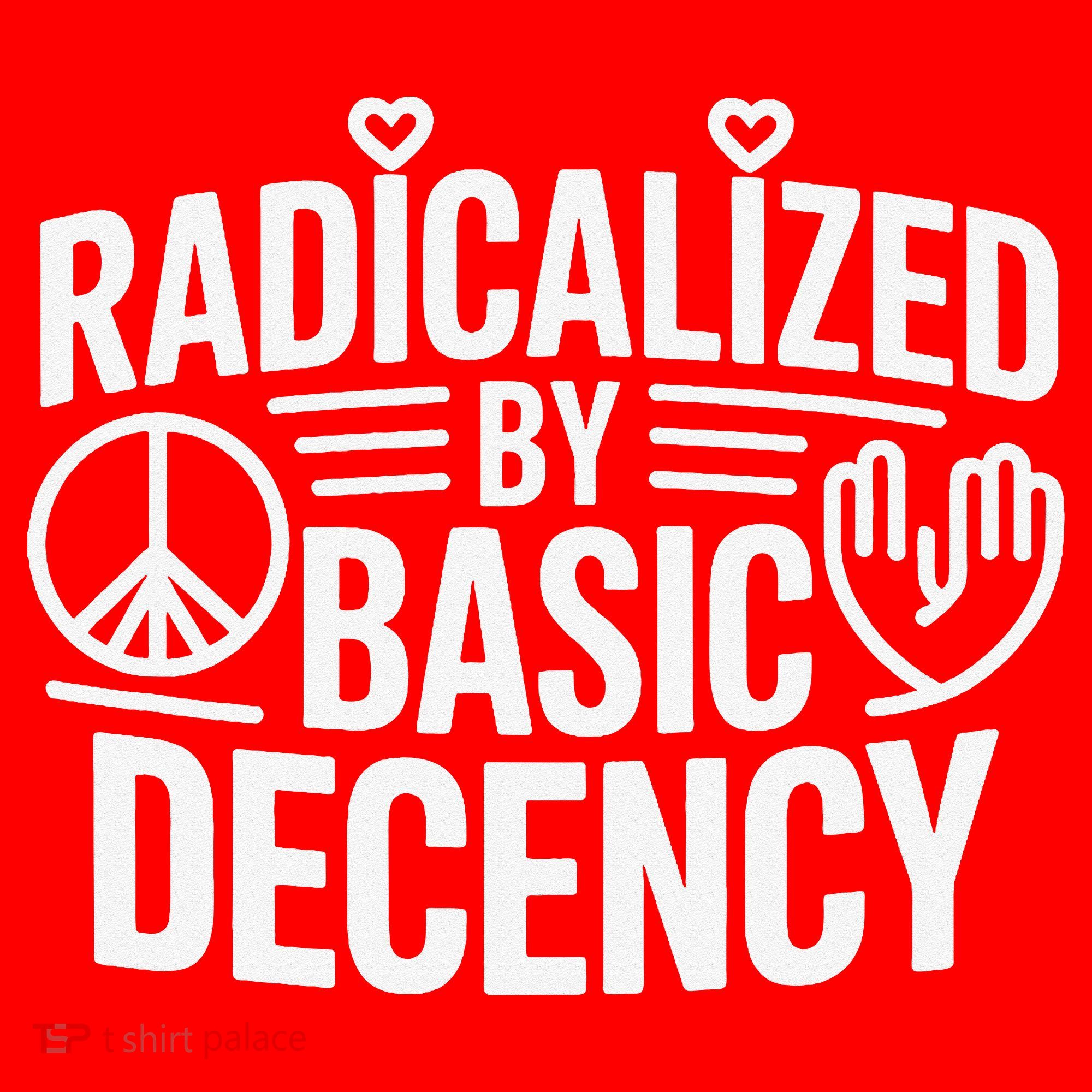 Radicalized By Basic Decency Protest Resist Persist Santa Hat