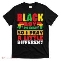 Religious Black Boy Mom Mama Black History Month African T-Shirt thumb 0