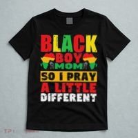 Religious Black Boy Mom Mama Black History Month African T-Shirt thumb 5