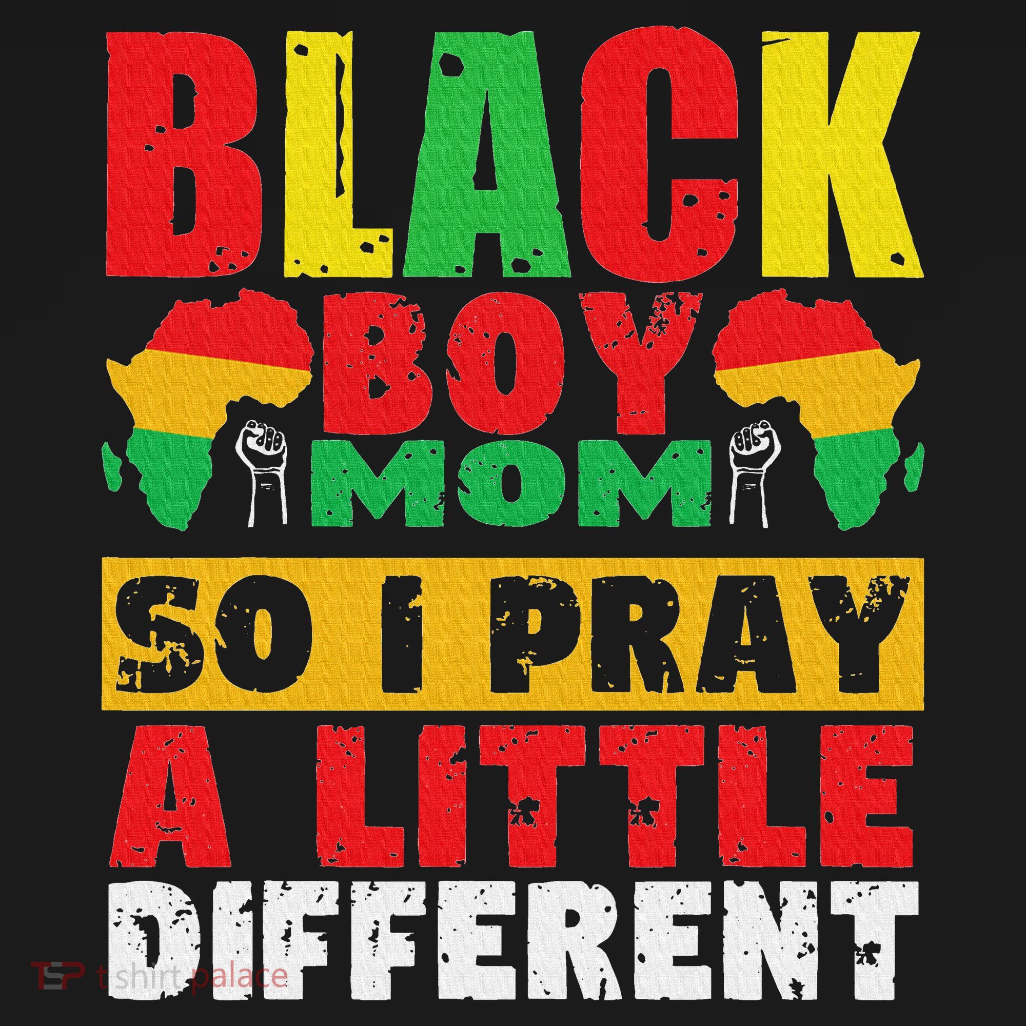 Religious Black Boy Mom Mama Black History Month African Women's Hoodie