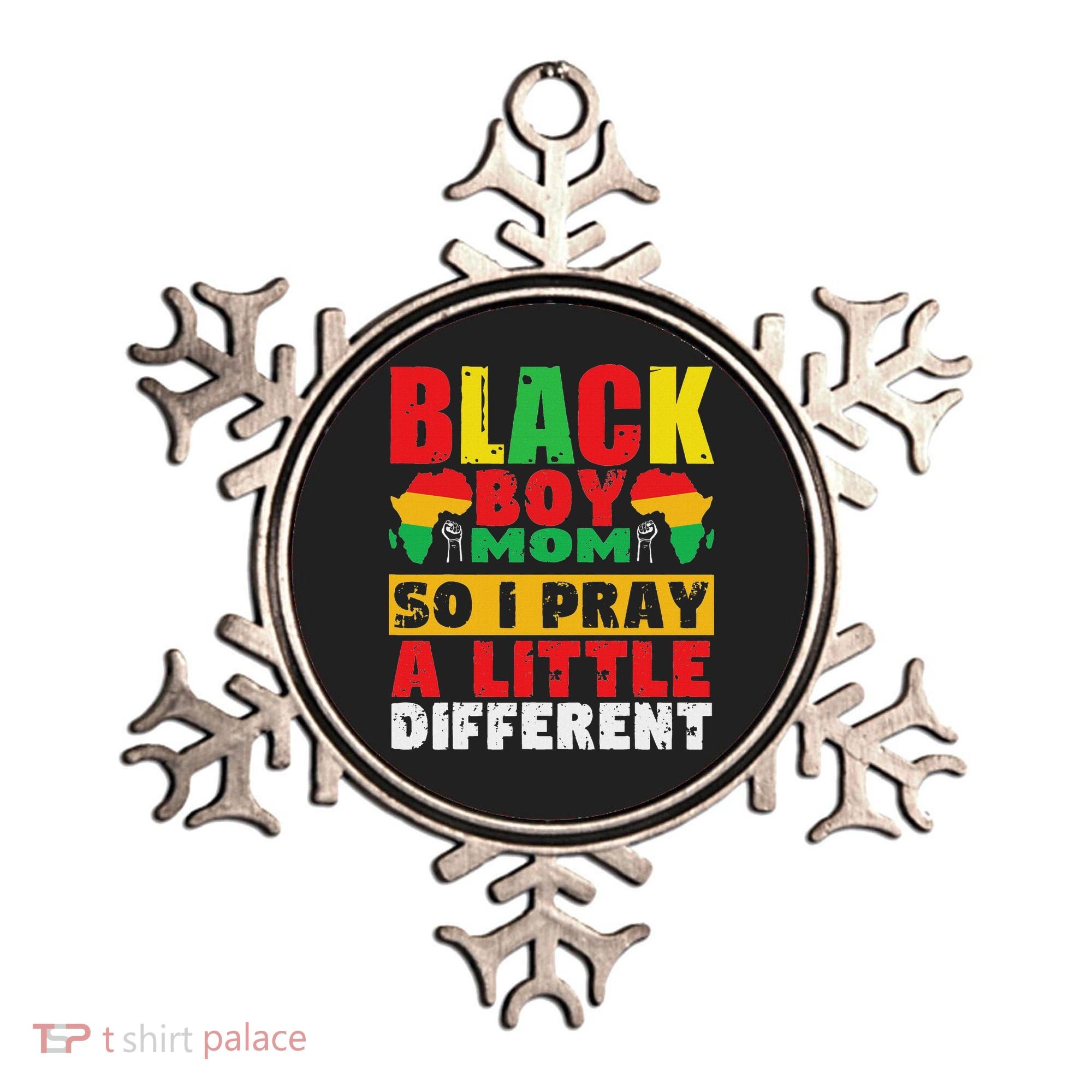 Religious Black Boy Mom Mama Black History Month African Ornament