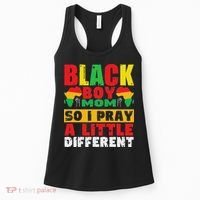 Religious Black Boy Mom Mama Black History Month African Women's Tank Top thumb 0