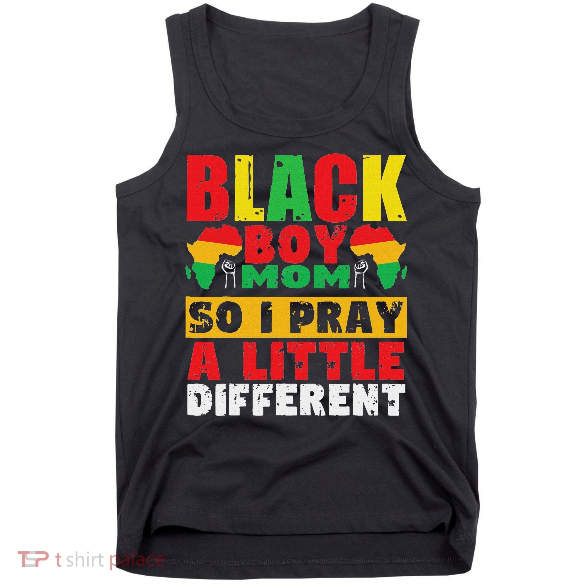 Religious Black Boy Mom Mama Black History Month African Tank Top