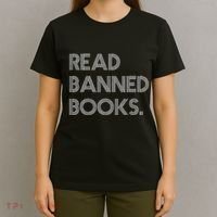 Read Banned Books Librarians Banned Books Week Retro Vintage T-Shirt thumb 4
