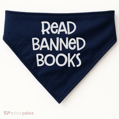 Read Banned Books USA-Made Doggie Bandana