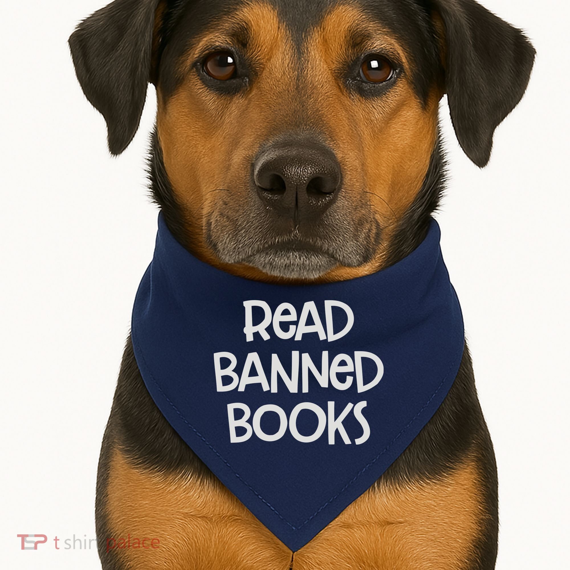 Read Banned Books USA-Made Doggie Bandana