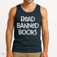 Read Banned Books Tank Top thumb 3