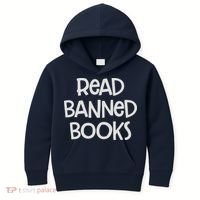 Read Banned Books Kids Hoodie thumb 0