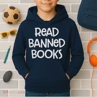 Read Banned Books Kids Hoodie thumb 2