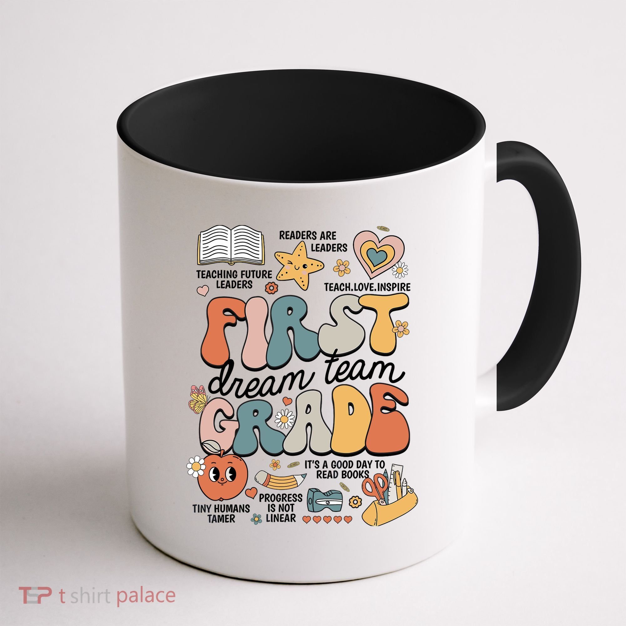 Retro Bye Bruh First Grade Happy Last Day Of School Coffee Mug