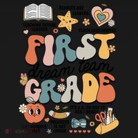Retro Bye Bruh First Grade Happy Last Day Of School Women's Long Sleeve Shirt thumb 2