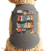 Retro Bye Bruh First Grade Happy Last Day Of School Doggie Tank thumb 0