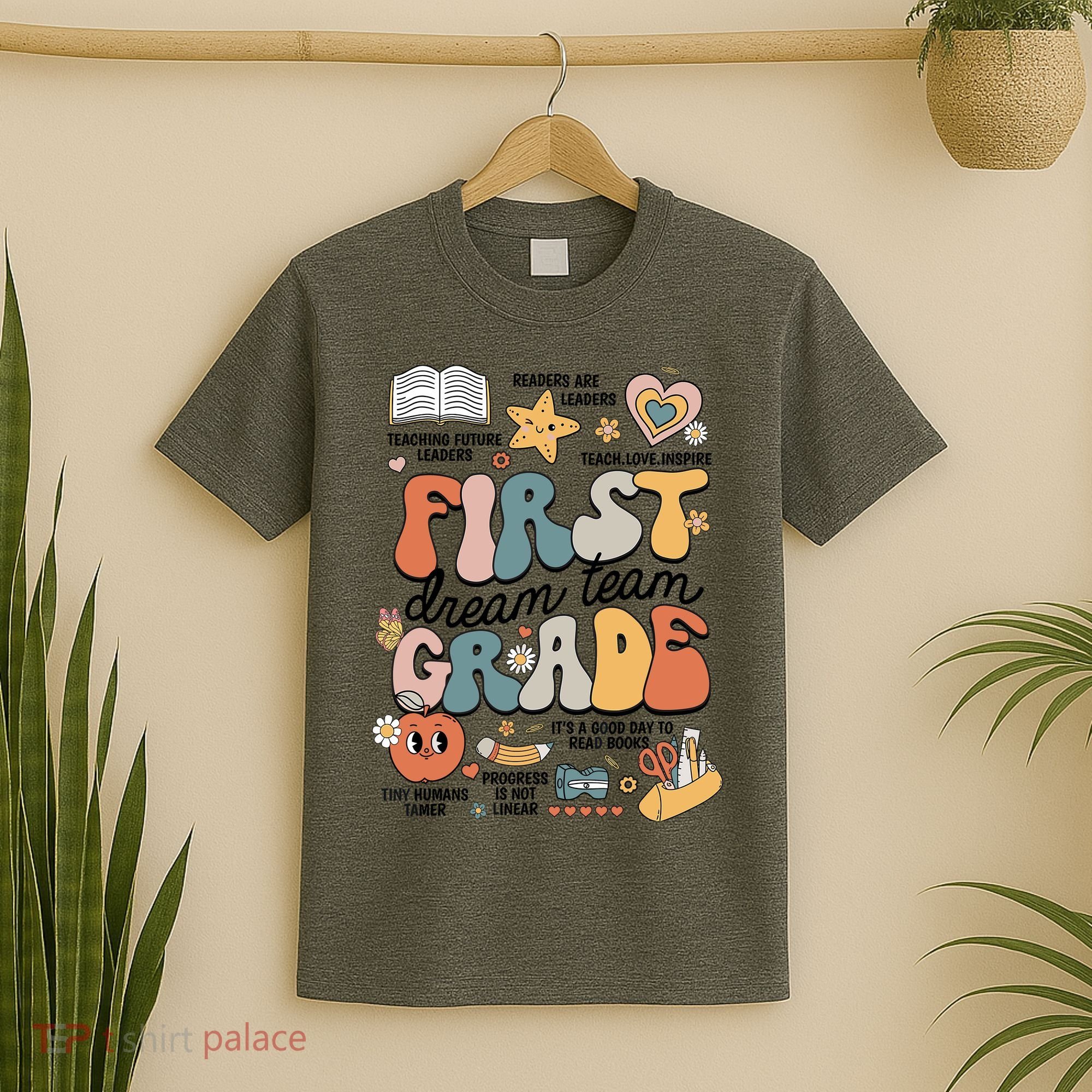 Retro Bye Bruh First Grade Happy Last Day Of School T-Shirt