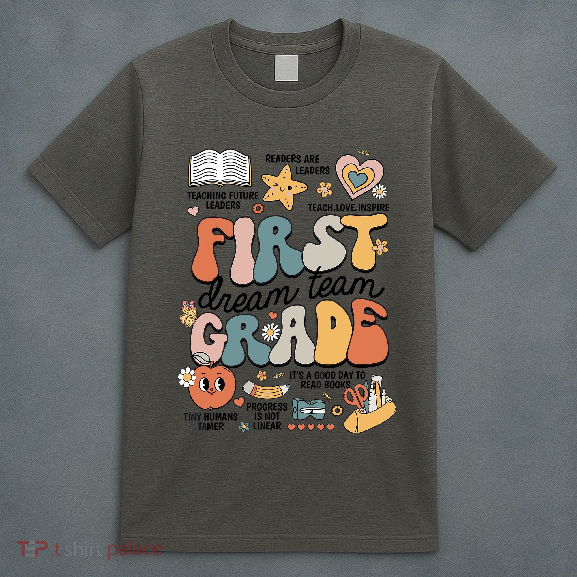Retro Bye Bruh First Grade Happy Last Day Of School T-Shirt