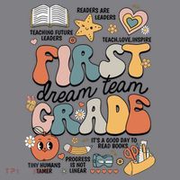Retro Bye Bruh First Grade Happy Last Day Of School Women's Hoodie thumb 2