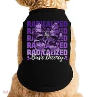 Radicalized By Basic Decency Coquette Bow For Women Doggie Tank thumb 0