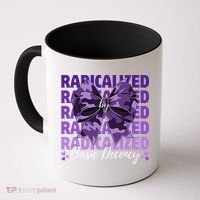 Radicalized By Basic Decency Coquette Bow For Women Coffee Mug thumb 0