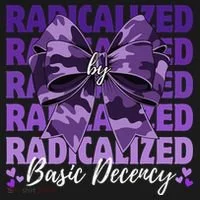 Radicalized By Basic Decency Coquette Bow For Women Women's Hoodie thumb 2