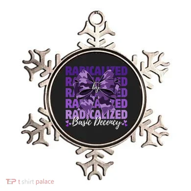 Radicalized By Basic Decency Coquette Bow For Women Ornament