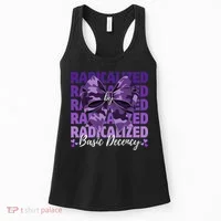 Radicalized By Basic Decency Coquette Bow For Women Women's Tank Top thumb 0