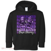 Radicalized By Basic Decency Coquette Bow For Women Toddler Hoodie thumb 0
