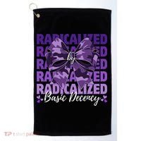 Radicalized By Basic Decency Coquette Bow For Women Golf Towel thumb 0