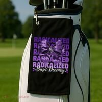 Radicalized By Basic Decency Coquette Bow For Women Golf Towel thumb 2