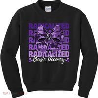 Radicalized By Basic Decency Coquette Bow For Women Kids Sweatshirt thumb 0