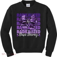Radicalized By Basic Decency Coquette Bow For Women Kids Sweatshirt thumb 0