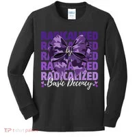 Radicalized By Basic Decency Coquette Bow For Women Kids Long Sleeve Shirt thumb 0