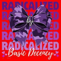 Radicalized By Basic Decency Coquette Bow For Women Santa Hat thumb 1