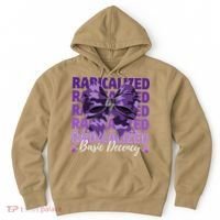 Radicalized By Basic Decency Coquette Bow For Women Hoodie thumb 0