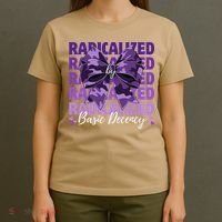 Radicalized By Basic Decency Coquette Bow For Women T-Shirt thumb 4