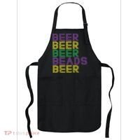 Retro Beer Beads Funny Mardi Gras Party Carnival Women Apron thumb 0