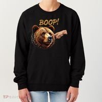 Retro Boop Bear Nose Boop Funny Women's Sweatshirt thumb 0