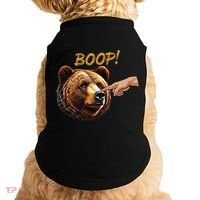 Retro Boop Bear Nose Boop Funny Doggie Tank thumb 0