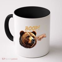 Retro Boop Bear Nose Boop Funny Coffee Mug thumb 0