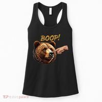 Retro Boop Bear Nose Boop Funny Women's Tank Top thumb 0